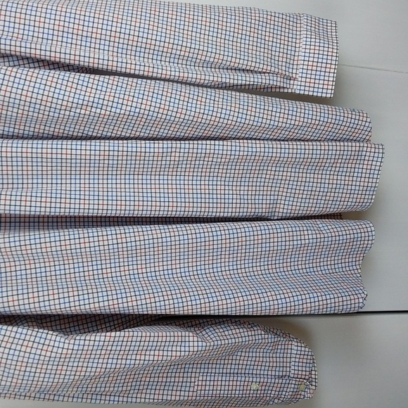 Ralph Lauren Mens Red,white,Blue Checked Dress Shirt Preppy Sz.4XLT - Picture 6 of 9